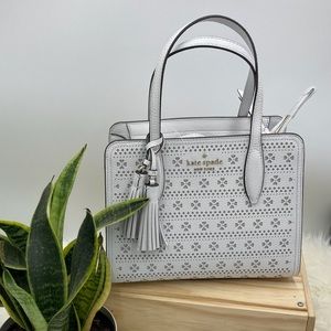 NWT Kate Spade Rowe Perf Small Top Zip Satchel